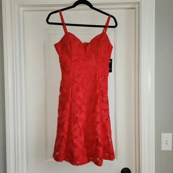 guess red floral dress GUESS Floral mini dress Women
